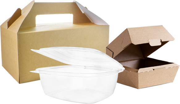 Emballages alimentaires éco-responsables en PLA, carton, etc.